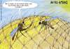 Cartoon: Mückenplage (small) by boogieplayer tagged mückenplage