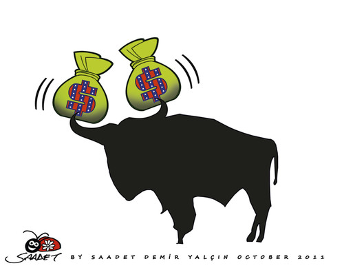 Cartoon: Financial Market... (medium) by saadet demir yalcin tagged saadet,sdy,economic,crisis