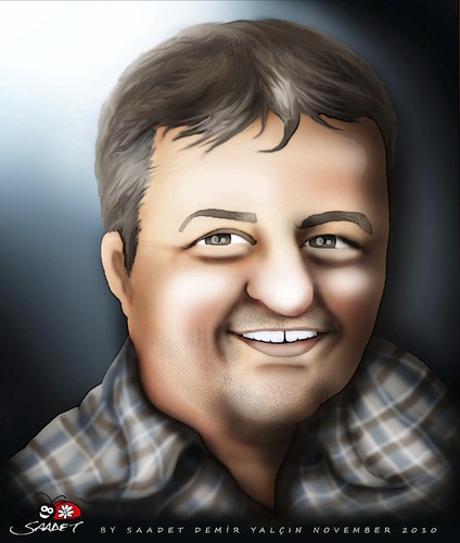 Cartoon: Firuz Kutal (medium) by saadet demir yalcin tagged saadet,sdy,syalcin,firuzkutal,turkey,norway,portrait