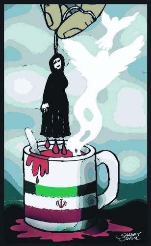 Cartoon: free woman! (medium) by saadet demir yalcin tagged fwoman