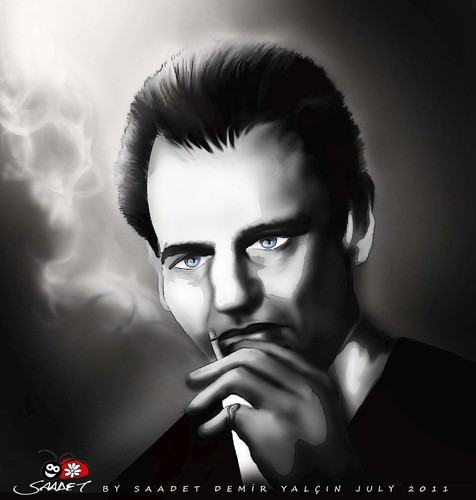 Cartoon: Liam Neeson (medium) by saadet demir yalcin tagged portrait,caricaturama,liamneeson,sdy,saadet