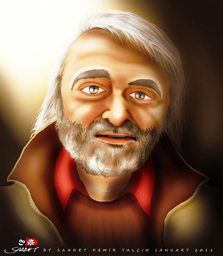 Cartoon: Michel Guyon (medium) by saadet demir yalcin tagged saadet,sdy,syalcin,turkey,france,portrait,michelguyon