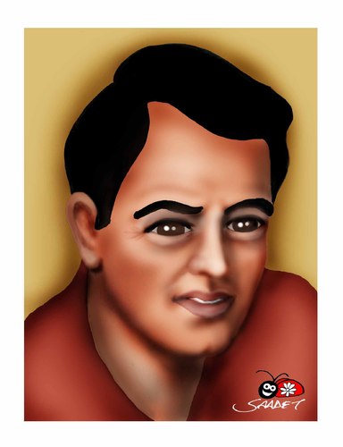 Cartoon: rock hudson (medium) by saadet demir yalcin tagged rhudson,syalcin