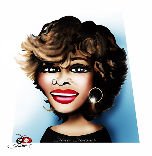 Cartoon: Tina Turner-2 (medium) by saadet demir yalcin tagged tina,syalcin