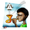 Cartoon: Africa 2010-vuvuzela (small) by saadet demir yalcin tagged vuvuzela