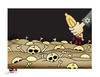 Cartoon: Bread.. (small) by saadet demir yalcin tagged bread,gaza,syalcin