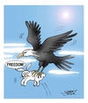 Cartoon: freedom?.. (small) by saadet demir yalcin tagged freedom