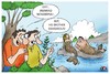 Cartoon: MERMAID (small) by saadet demir yalcin tagged sdy,saadet,syalcin,turkey,love