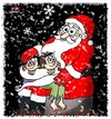 Cartoon: real gift (small) by saadet demir yalcin tagged saadet syalcin newyear turkey sdy noel