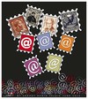 Cartoon: Stamp (small) by saadet demir yalcin tagged saadet,sdy,internet,stamp