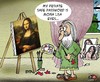 Cartoon: The Da Vinci Code (small) by saadet demir yalcin tagged saadet,sdy,monalisa,davinci,leonardo