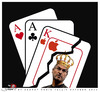 Cartoon: The most difficult game (small) by saadet demir yalcin tagged saadet,sdy,stevejobs,apple,game,playingcard