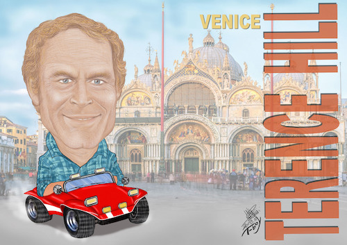 Cartoon: TERENCE HILL (medium) by T-BOY tagged terence,hill
