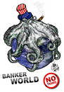 Cartoon: BANKER WORLD (small) by T-BOY tagged no