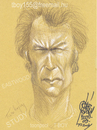 Cartoon: EASTWOOD STUDY (small) by T-BOY tagged eastwood,study