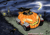 Cartoon: HALLOWEEN CAR (small) by T-BOY tagged halloween car