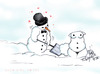 Cartoon: I LOVE YOU SNOW BABY (small) by T-BOY tagged love,you,snow,baby