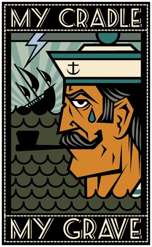Cartoon: poster for my friends (medium) by Braga76 tagged sailor,ship,death