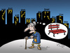 Cartoon: Die Krise (small) by Nottel tagged bankenkrise