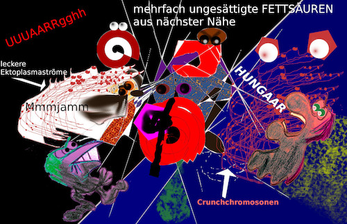 Cartoon: wissenschaft (medium) by wheelman tagged fettsäuren,wissenschaft,erkenntniss,mikro,makro,marokko
