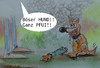 Cartoon: apport (small) by wheelman tagged hund,apportieren