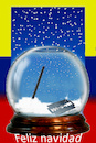 Cartoon: weihnachten in kolumbien (small) by wheelman tagged weihnachten,welt,land,schnee,kugel,kolumbien