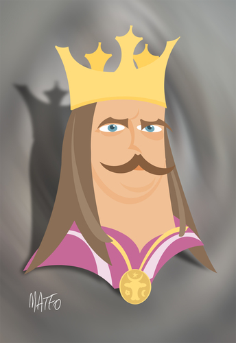 Cartoon: Stephen the Great (medium) by geomateo tagged stephen,the,great