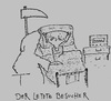 Cartoon: Der letzte Besucher (small) by Oliver Kock tagged tod,sterbender,krankenhaus,death,hospital,dying,erlösung,freund