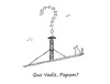 Cartoon: Quo Vadis Papam? (small) by Oliver Kock tagged papst,papstwahl,moderne,erneuerung,hoffnung,enttäuschung