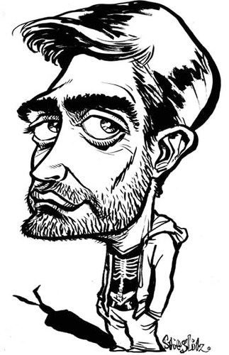 Cartoon: Jake Gyllenhaal (medium) by stieglitz tagged jake,gyllenhaal,karikatur,caricature