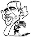 Cartoon: Barack Obama (small) by stieglitz tagged barack,obama,karikatur,caricature,caricatura
