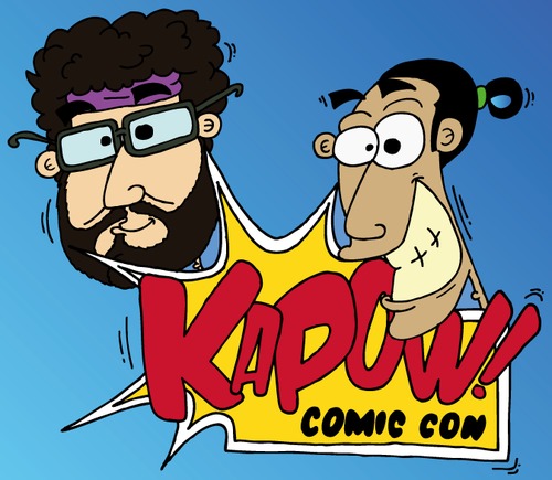 Cartoon: Kapow! Comic Con Werbung (medium) by BRAINFART tagged comic,con,brainfart,kapow,lustig,fun,zeichnung