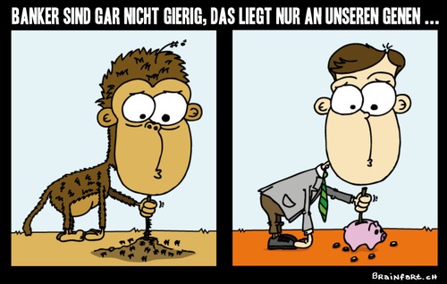 Cartoon: Some things never change! (medium) by BRAINFART tagged money,life,witzig,lustig,toonpool,pool,toon,funny,fun,character,cartoon,comic,evolution