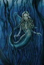 Cartoon: mermaid1 (small) by michaelscholl tagged mermaid blue water sexy blond