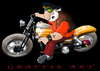Cartoon: GRAPHISME AVEC PHOTOSHOP (small) by Florian Quilliec tagged harley