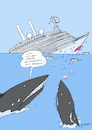 Cartoon: Leckermäulchen (small) by sobecartoons tagged untergang,fischfutter,tourismus,umwelt
