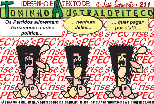 Cartoon: Quem paga a crise (medium) by jose sarmento tagged quem,paga,crise