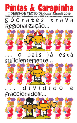 Cartoon: Regionalizacao (medium) by jose sarmento tagged regionalizacao
