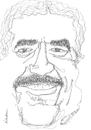 Cartoon: Gabriel Garcia Marquez (small) by Atilla Atala tagged gabriel garcia marquez author writer