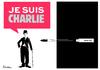 Cartoon: JE SUIS CHARLIE (small) by Atilla Atala tagged hebdo charlie terror paris cartoonists press death artist security attack chaplin sharlo