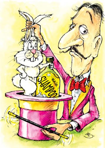 Cartoon: Hat trick (medium) by Liviu tagged magician,trick,bunny,