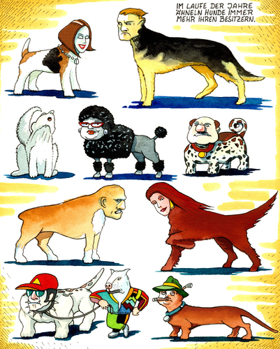 Cartoon: Hunde (medium) by Pohlenz tagged hunde,hunde,hund,tiere,tier,sytle,lifestyle