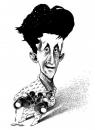 Cartoon: George Orwell (small) by Pohlenz tagged literature,books,author,ireland,dublin,1984