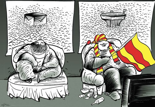 Cartoon: fanatic (medium) by oguzgurel tagged humor