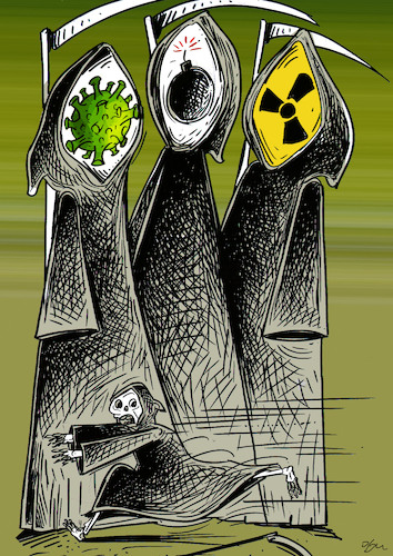Cartoon: virus (medium) by oguzgurel tagged virus