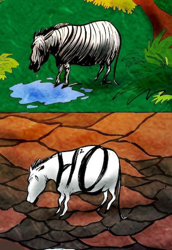 Cartoon: water (medium) by oguzgurel tagged water