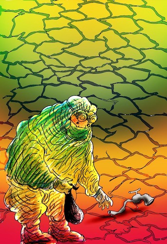 Cartoon: water (medium) by oguzgurel tagged water