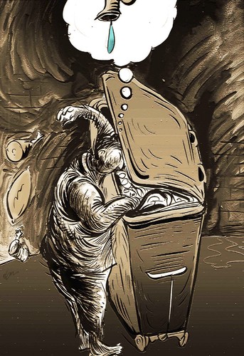 Cartoon: water (medium) by oguzgurel tagged humor