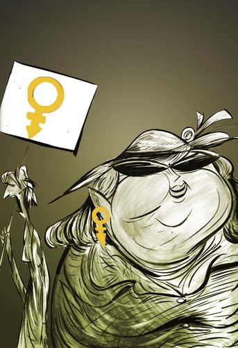 Cartoon: Woman-s-day (medium) by oguzgurel tagged humor