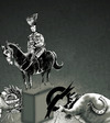 Cartoon: monument (small) by oguzgurel tagged humor